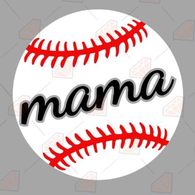 Baseball Mom SVG - the momma llama