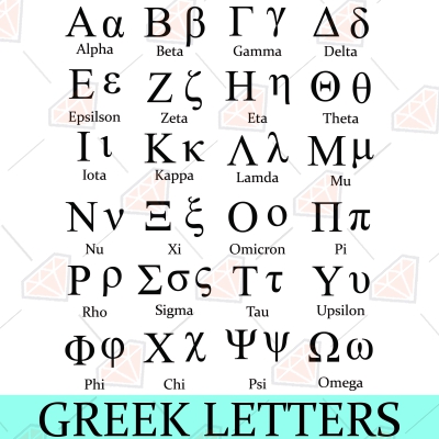 Greek Alphabet SVG Cut File, Greek Letter SVG | PremiumSVG