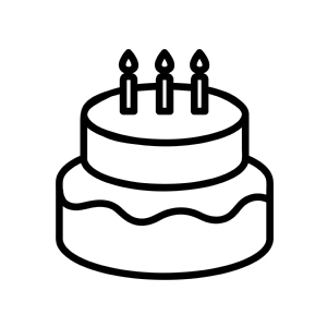 Birthday Cake Icon. Outline Birthday Cake Vector Icon For Web Design  Isolated On White Background Royalty Free SVG, Cliparts, Vectors, and Stock  Illustration. Image 127724137.
