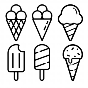 Cup of Ice Cream Clipart Cut Files, Ice Cream SVG Vector Files | PremiumSVG