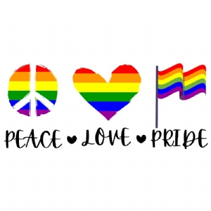 LA Pride Svg Lgbtq Rainbow Png Los Angeles Gay Clipart Cut 