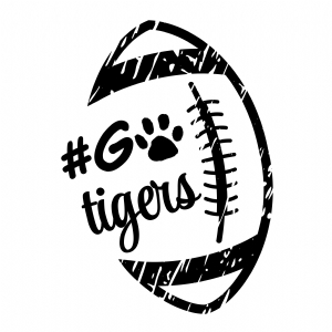 Baseball Ball with Tiger Face SVG Cut File