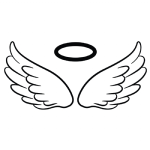 Angel Wings SVG Cut Files, Angel Wings Vector Instant Download | PremiumSVG