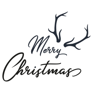 Christmas Antlers SVG | PremiumSVG