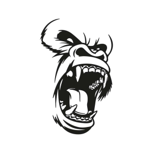 Gorilla Head SVG | PremiumSVG