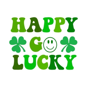 Happy St Patricks Day SVG Lucky SVG Shamrock SVG Digital 