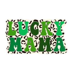 One Lucky Mama SVG St Patricks Day Svg Retro Mama Svg 