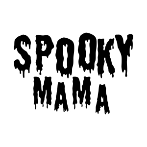 Wavy Spooky Mama Svg, Checkered Halloween Mama Svg 