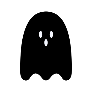 Ghost SVG, Halloween Ghost Silhouette Vector Files | PremiumSVG