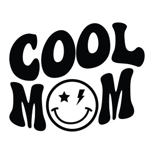 Happy Mama SVG, Wavy Retro Mama SVG Cricut Design | PremiumSVG