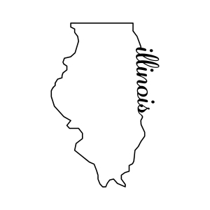 free state of illinois clipart