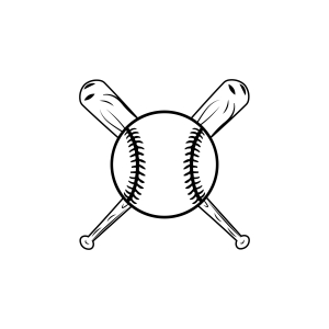 Baseball and Bat Svg File Baseball Svg Sport Baseball Bat 