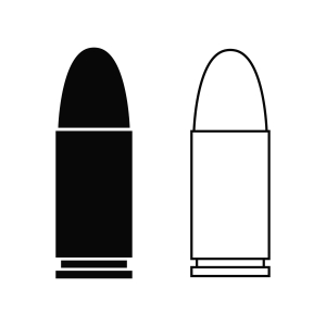 9mm bullet drawing