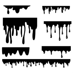 Dripping Wall SVG, Dripping Wall Vector Instant Download
