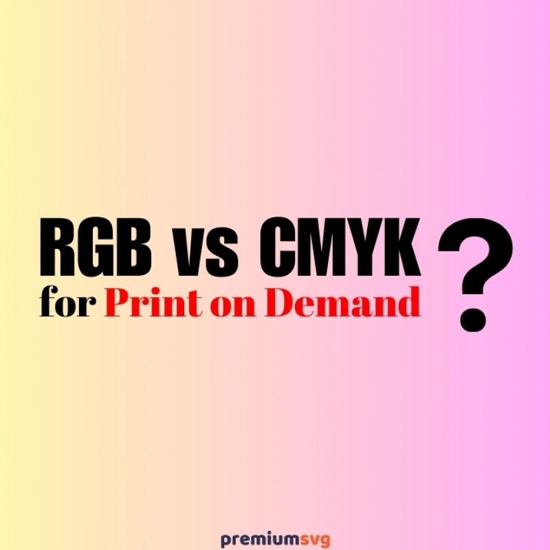 RGB vs CMYK for Print on Demand