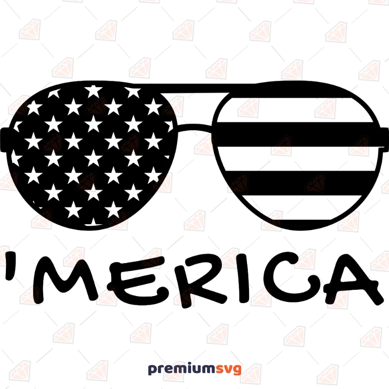 All American Dad 4th July SVG, Dad Sunglasses 4th Of July
