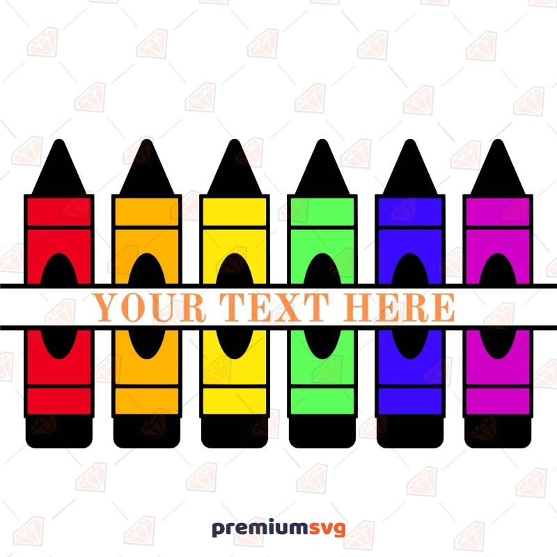 Rainbow Box of Crayons SVG Digital Cut Files + Vectors and Clipart  Printables
