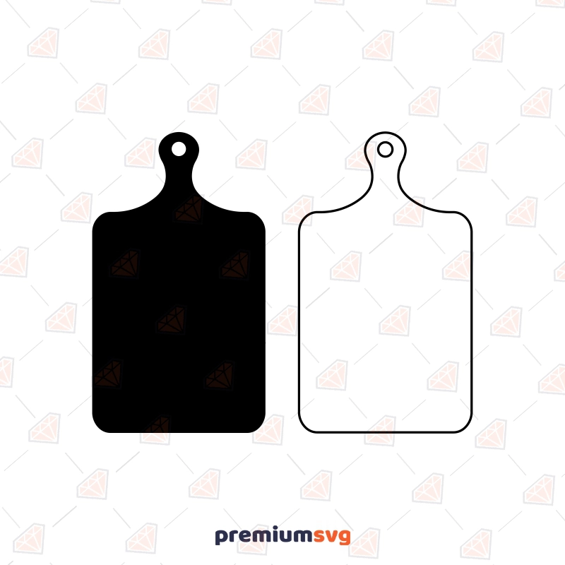 Cutting Board SVG Files Kitchen Utensils Svg