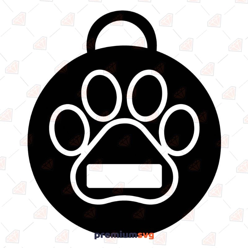 Blank dog tag SVG, PNG, PDF, dog tags blank svg, dog tag Cricut
