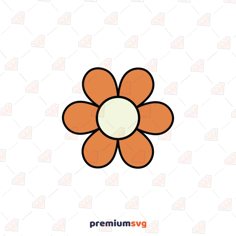 Groovy Daisy SVG Daisy SVG Svg