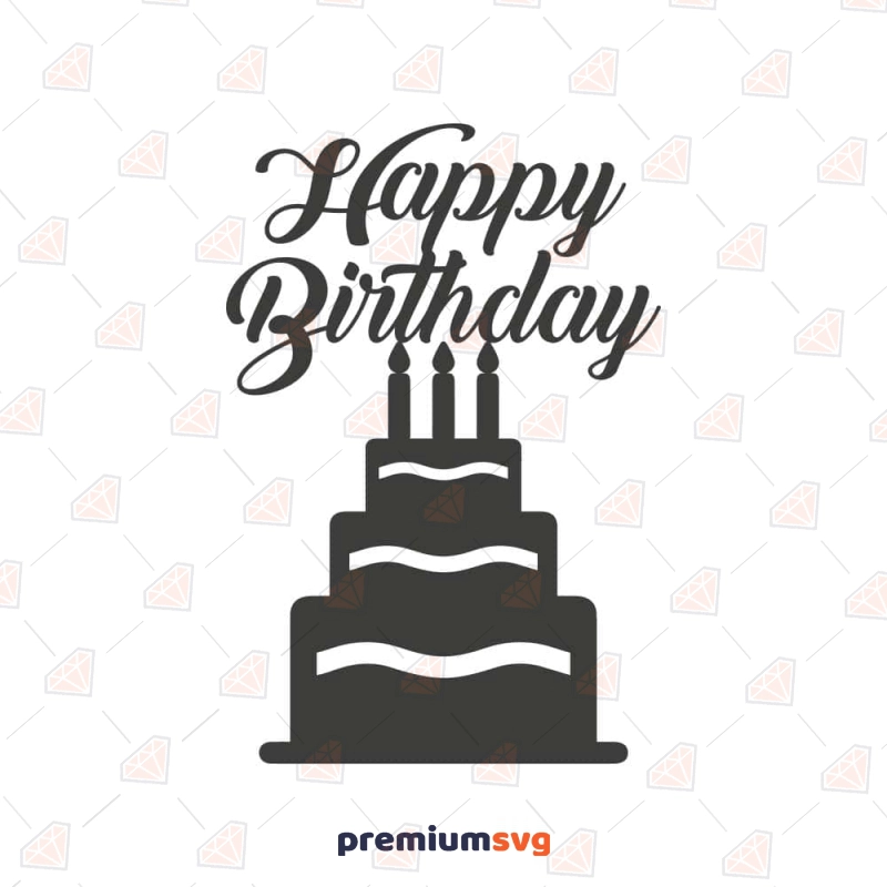 Happy Birthday Pearl Cake Topper | Party Decor | Celebrations