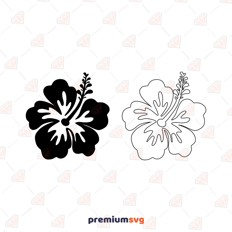 Hibiscus SVG Cutting Files Flower SVG Svg