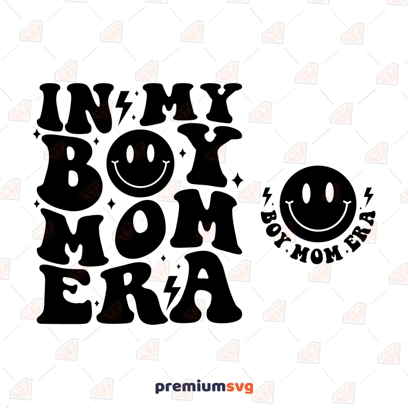 In My Boy Mom Era SVG T-shirt SVG Svg