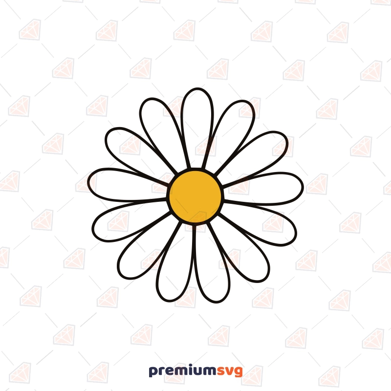 Layered Daisy SVG Cut File Daisy SVG Svg