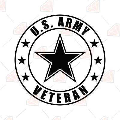 U.s. Army Veteran Svg Emblem, Veteran Day Svg 