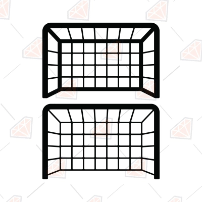 Football Goal SVG, Soccer Goal Net SVG | PremiumSVG