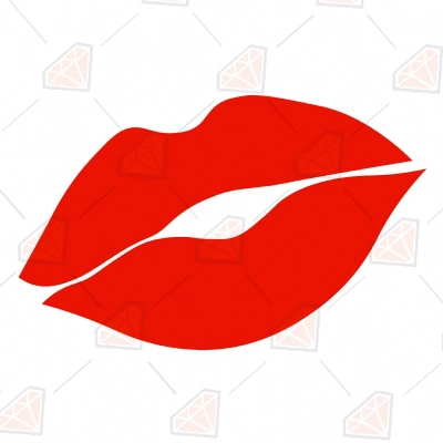 Basic Lips Svg Cut Files Kiss Lips Svg Instant Download Premiumsvg