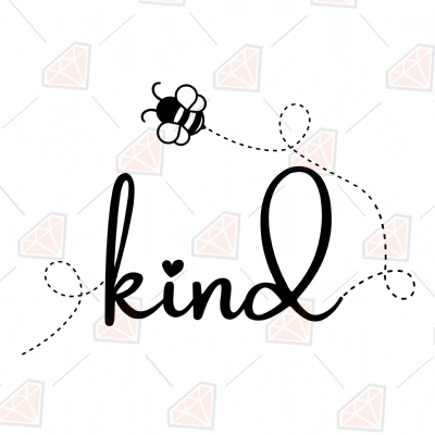 Flying Bee Heart Path SVG