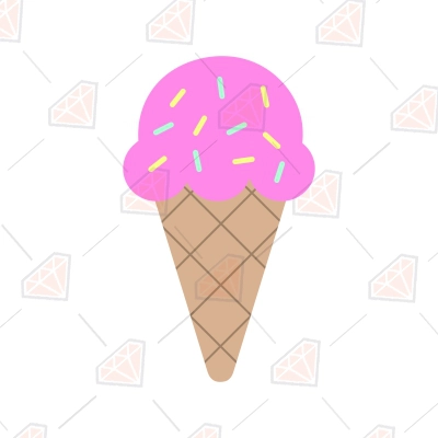 Ice Cream SVG, Cone Vector Files & Clipart | PremiumSVG