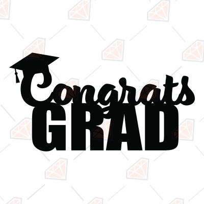 Congrats Grad Svg, Congratulations Graduate Svg Cricut 