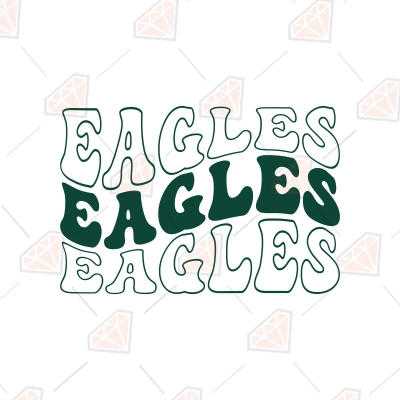 Eagles SVG Design For Shirt, Cricut, Silhouette | PremiumSVG