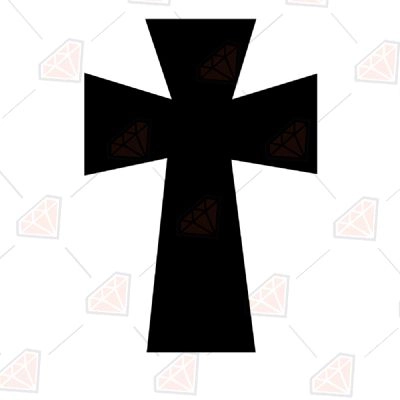 Black Cross Silhouette SVG Cut Files | PremiumSVG