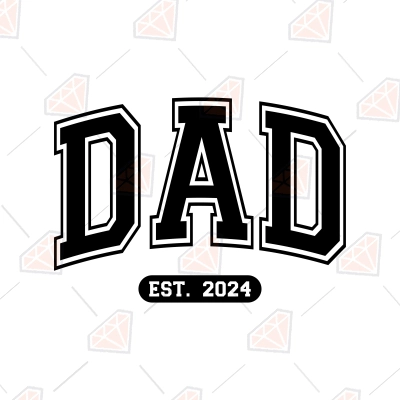 Dad Established SVG 2024, Father's Day SVG | PremiumSVG