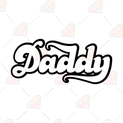 Daddy Design SVG File, Father's Day Instant Download | PremiumSVG