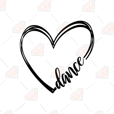 Dance Heart SVG, Dance SVG for Cricut Shirt | PremiumSVG