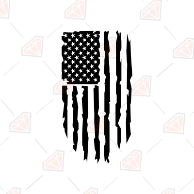 Distressed USA Flag SVG, American Flag SVG | PremiumSVG