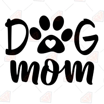 Paw Print Svg, Dog Paw Print Svg, Dog Paw Svg, Paw Svg, Dog Mom