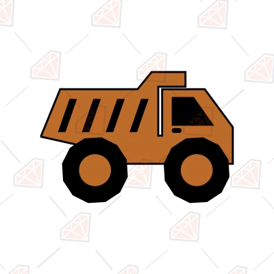 Dumping Truck SVG, Construction SVG Cut and Clipart Files | PremiumSVG