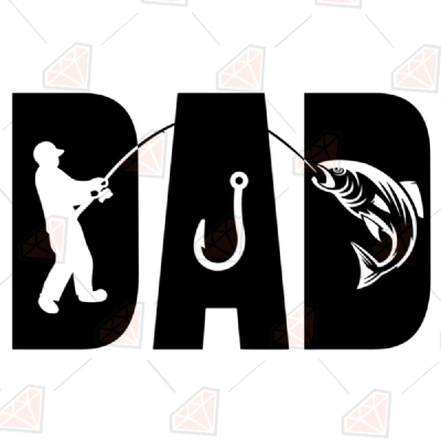 Fishing Clipart, Fishing SVG, Father's Day, Camping,digital Clipart,  Commercial Use,father's Day Svg, Fishing Vector, Fishing Rod, SVG Files -   Canada