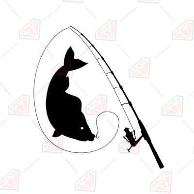Fishing Pole SVG Designs File