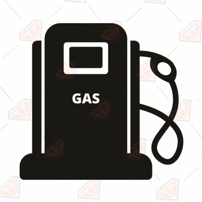 Gas Pump Silhouette SVG, Gas Patrol Pump SVG Instant Download | PremiumSVG