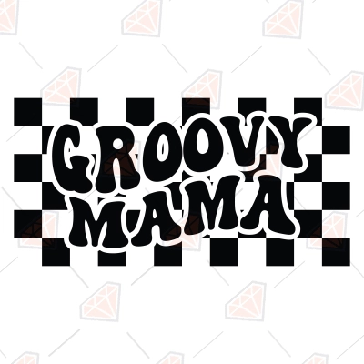 Mama Needs Coffee Groovy Mothers Day SVG Cutting Files