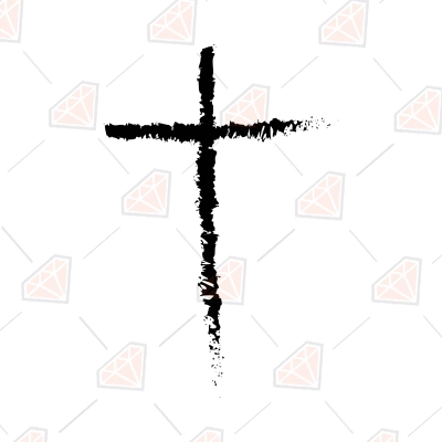 Grunge Cross SVG, Distressed Cross SVG | PremiumSVG