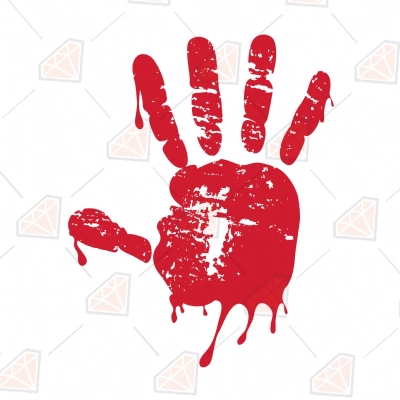 christian clipart bloody hand