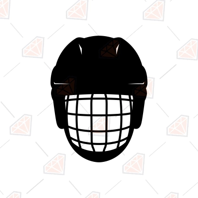 Hockey Helmet SVG, PNG, JPG and DXF Files | PremiumSVG