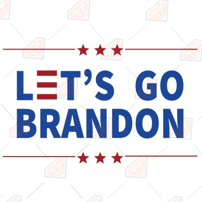 Let's Go Brandon, SVG Cut File, Instant Download -  Canada